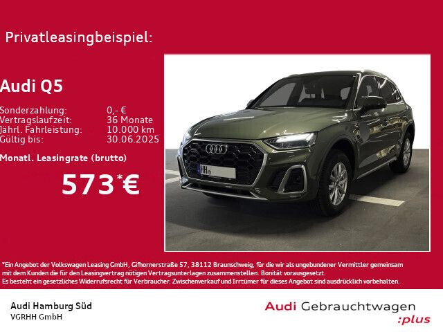 Distriktgrün metallic Gebraucht 2024 Audi Q5 Ambiente SUV | 55.770 € (Teuer) - Bild 1/4