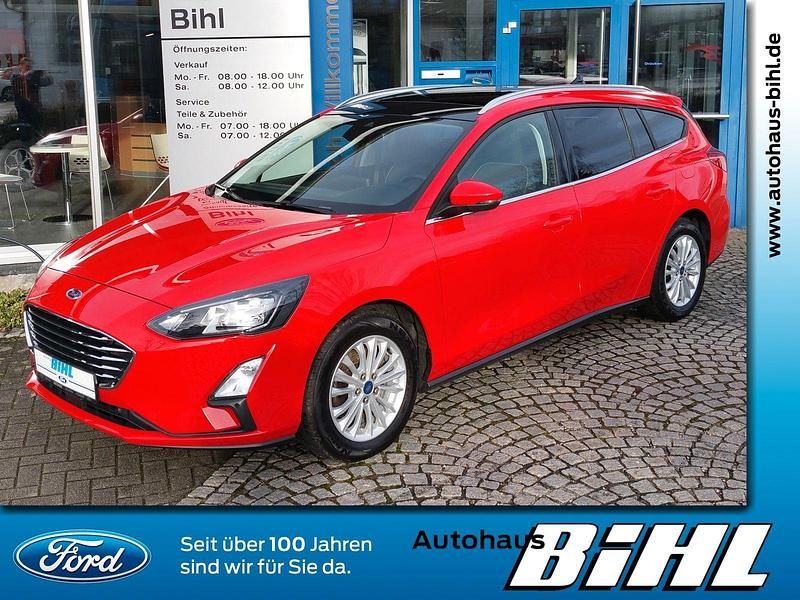 Rot Gebraucht 2021 Ford Focus Titanium X Kombi | 17.490 € (Fairer Preis) - Bild 1/4