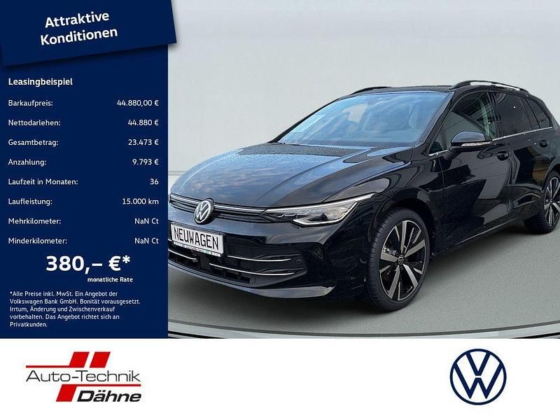 Schwarz Neu 2025 VW Golf VIII Style Kombi | 44.880 € - Bild 1/4
