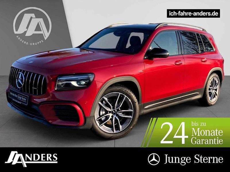 Rot manufaktur patagonienrot Gebraucht 2024 Mercedes GLB35 AMG SUV | 52.794 € (Guter Preis) - Bild 1/3