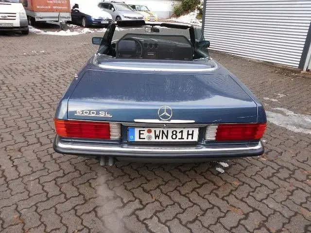 Gebraucht Mercedes SL500 241 PS (177 kW) 1981 Blau Cabrio