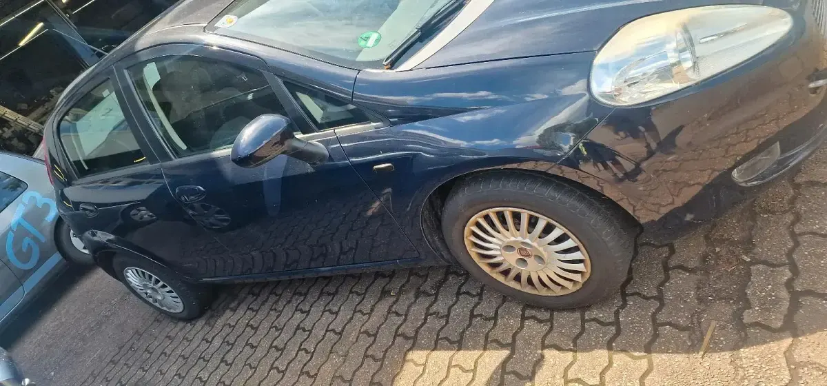 Gebraucht Fiat Punto 2007 Schwarz Kleinwagen