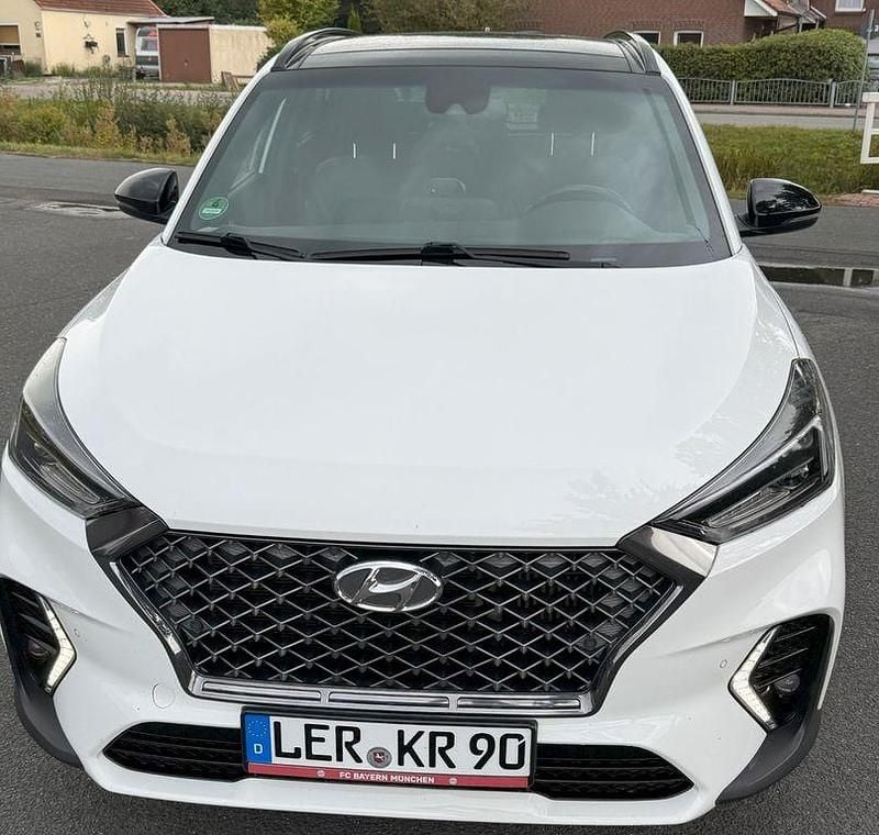 Weiß Gebraucht 2019 Hyundai Tucson N Line SUV | 21.500 € (Fairer Preis) - Bild 1/4