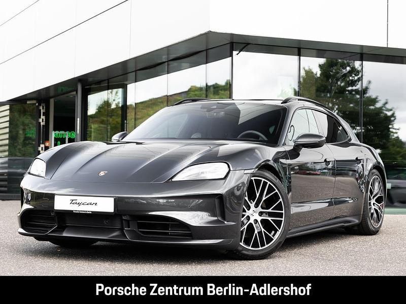 Vulkangraumetallic Gebraucht 2024 Porsche Taycan Sport Turismo Limousine | 89.900 € (Teuer) - Bild 1/4