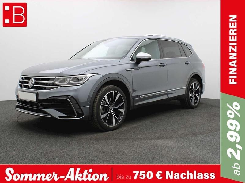 Grau Gebraucht 2024 VW Tiguan Allspace R-line SUV | 43.450 € (Fairer Preis) - Bild 1/4