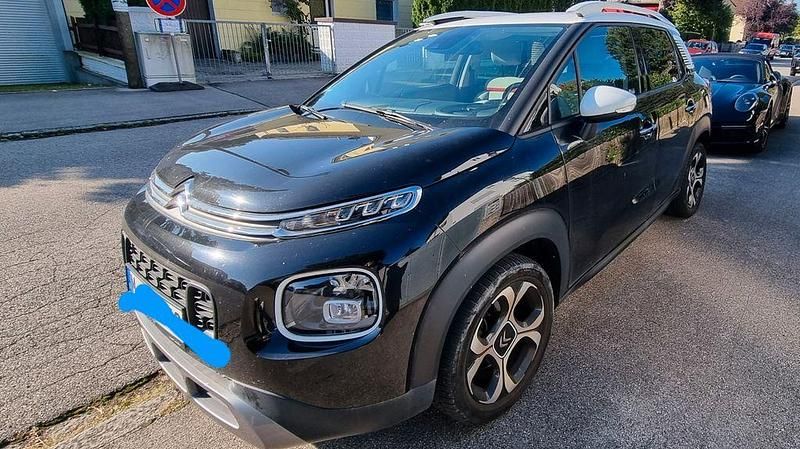 Schwarz Gebraucht 2019 Citroën C3 Aircross PureTech SUV | 10.900 € (Superpreis) - Bild 1/4