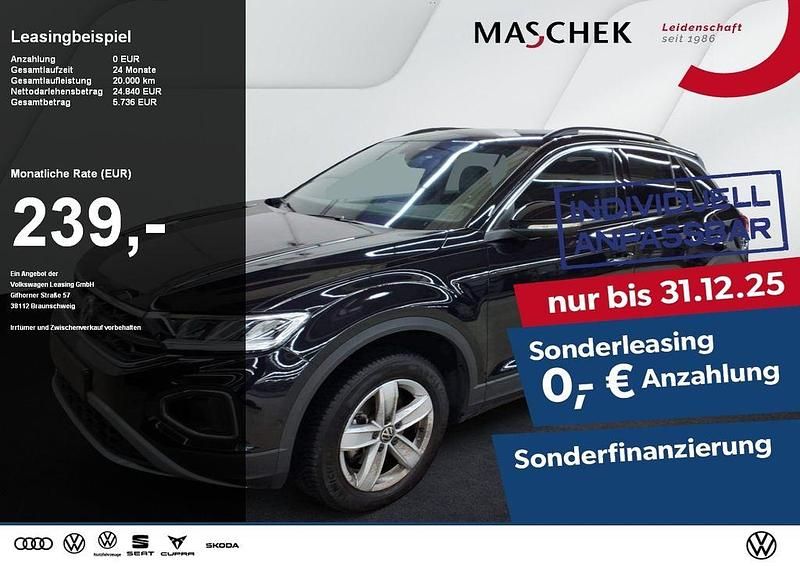 Schwarz Gebraucht 2025 VW T-Roc Goal SUV | 24.340 € (Guter Preis) - Bild 1/4