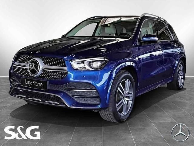 Brillantblau metallic Gebraucht 2021 Mercedes GLE350e AMG SUV | 58.890 € (Superpreis) - Bild 1/4
