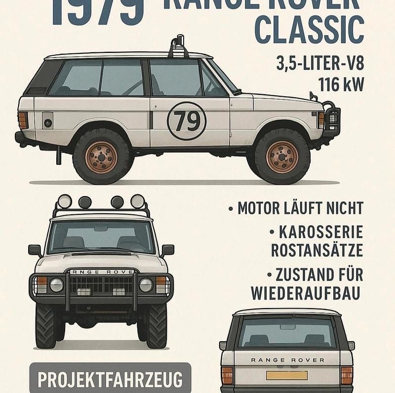 Gebraucht 1979 Land Rover Range Rover Classic SUV | 4.500 € - Bild 1/4