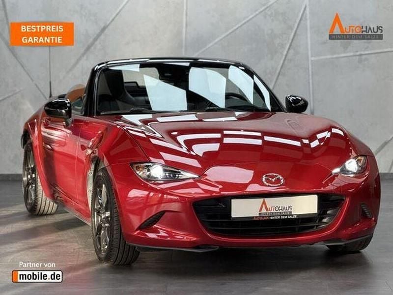 Rot Gebraucht 2015 Mazda MX5 Sports-Line Cabrio | 16.950 € (Fairer Preis) - Bild 1/4
