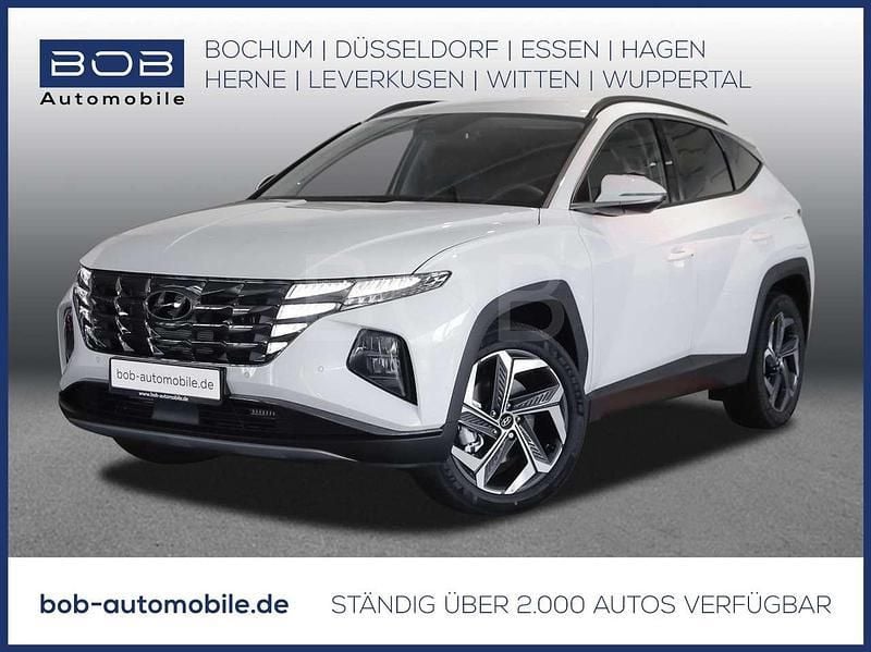 Atlas white (weiß) Gebraucht 2024 Hyundai Tucson Trend SUV | 31.777 € (Superpreis) - Bild 1/2