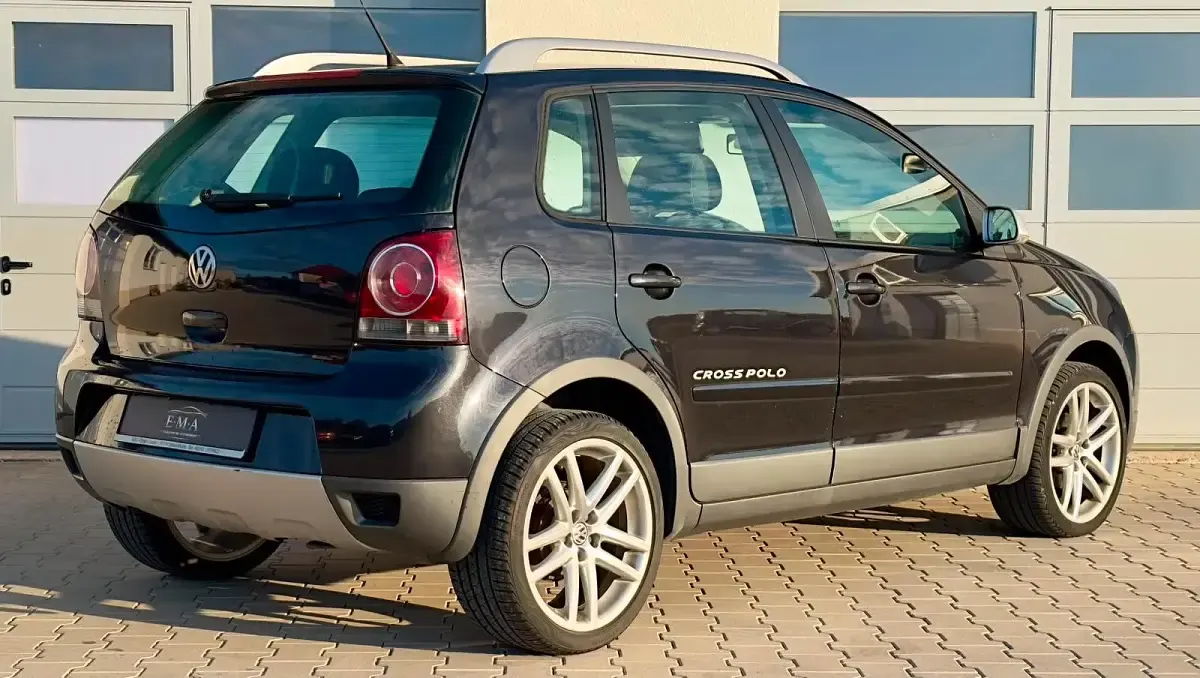 Gebraucht VW Polo Cross 69 PS (50 kW) 2008 Schwarz Kleinwagen