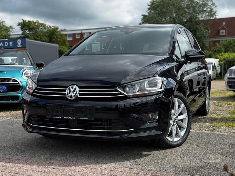 Schwarz Gebraucht 2017 VW Golf Sportsvan Highline Van / Kleinbus | 15.990 € (Fairer Preis) - Bild 1/4