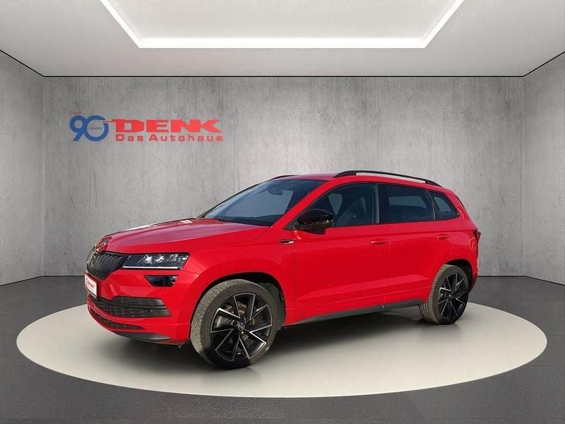 Gebraucht Skoda Karoq SportLine 190 PS (139 kW) 2021 Velvet rot metallic SUV