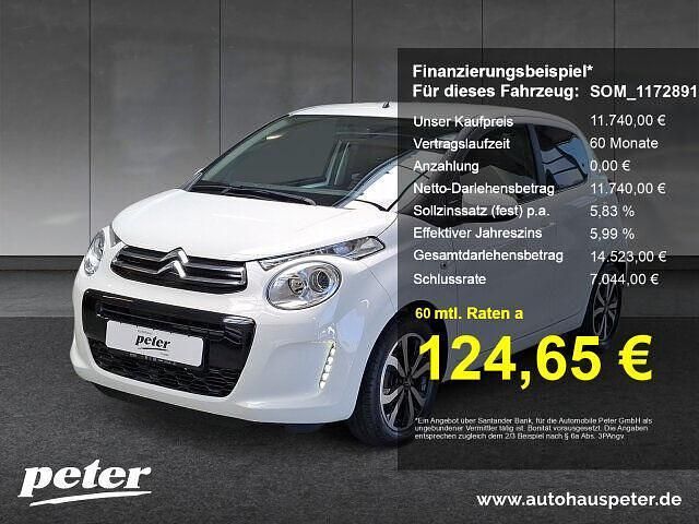 Weiß Gebraucht 2020 Citroën C1 Shine Kleinwagen | 11.740 € (Etwas zu teuer) - Bild 1/2
