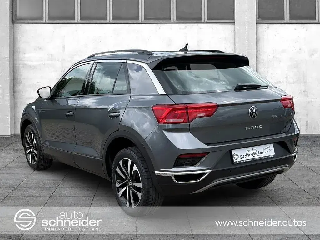 Gebraucht VW T-Roc United 110 PS (80 kW) 2021 Grau SUV