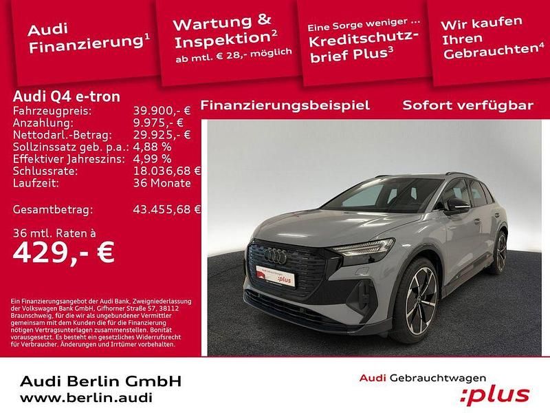 Kieselgrau Gebraucht 2022 Audi Q4 e-tron Ambiente SUV | 39.900 € (Etwas zu teuer) - Bild 1/3