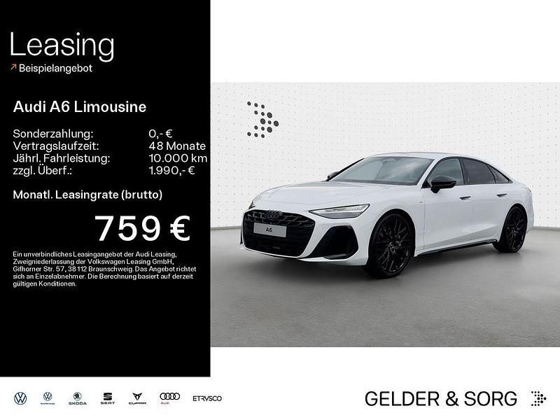 Gletscherweiß metallic Neu 2025 Audi A6 S-Line Limousine | 66.970 € (Superpreis) - Bild 1/4