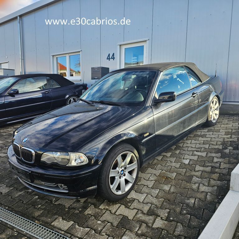 Schwarz Gebraucht 2001 BMW 330 Cabriolet Sport Line Cabrio | 10.750 € (Guter Preis) - Bild 1/4