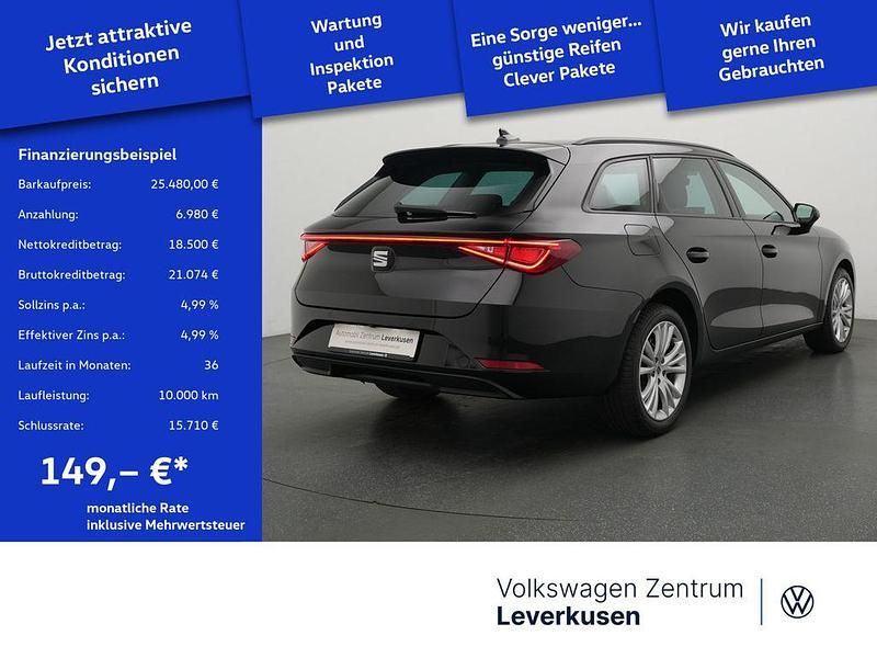 Gebraucht Seat Leon ST Style 150 PS (110 kW) 2025 Schwarz / mitternachtsschwarz Kombi