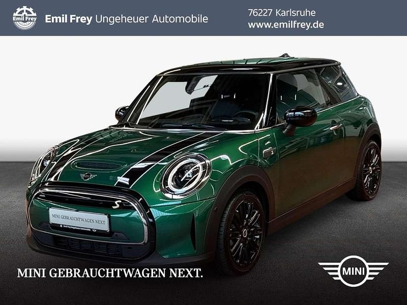 British racing green metallic Gebraucht 2024 Mini Cooper SE Kleinwagen | 24.480 € (Teuer) - Bild 1/3