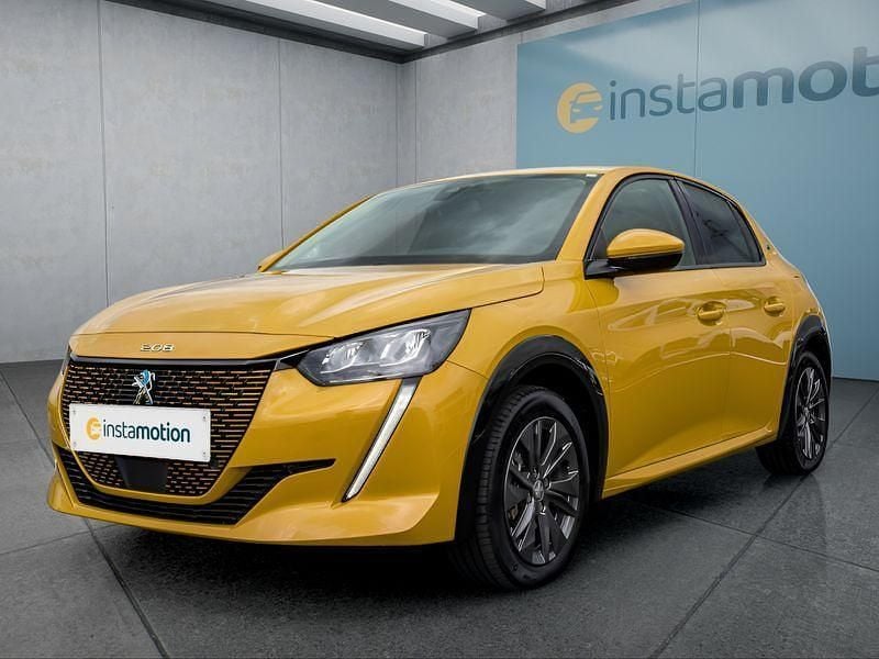 Gelb Gebraucht 2021 Peugeot e-208 Kleinwagen | 16.499 € - Bild 1/4
