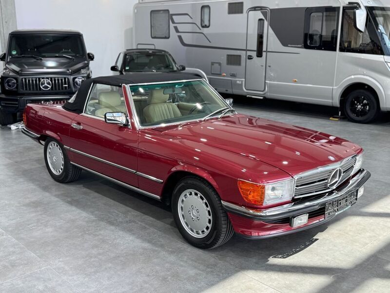 Gebraucht Mercedes 560 231 PS (169 kW) 1989 Rot Cabrio