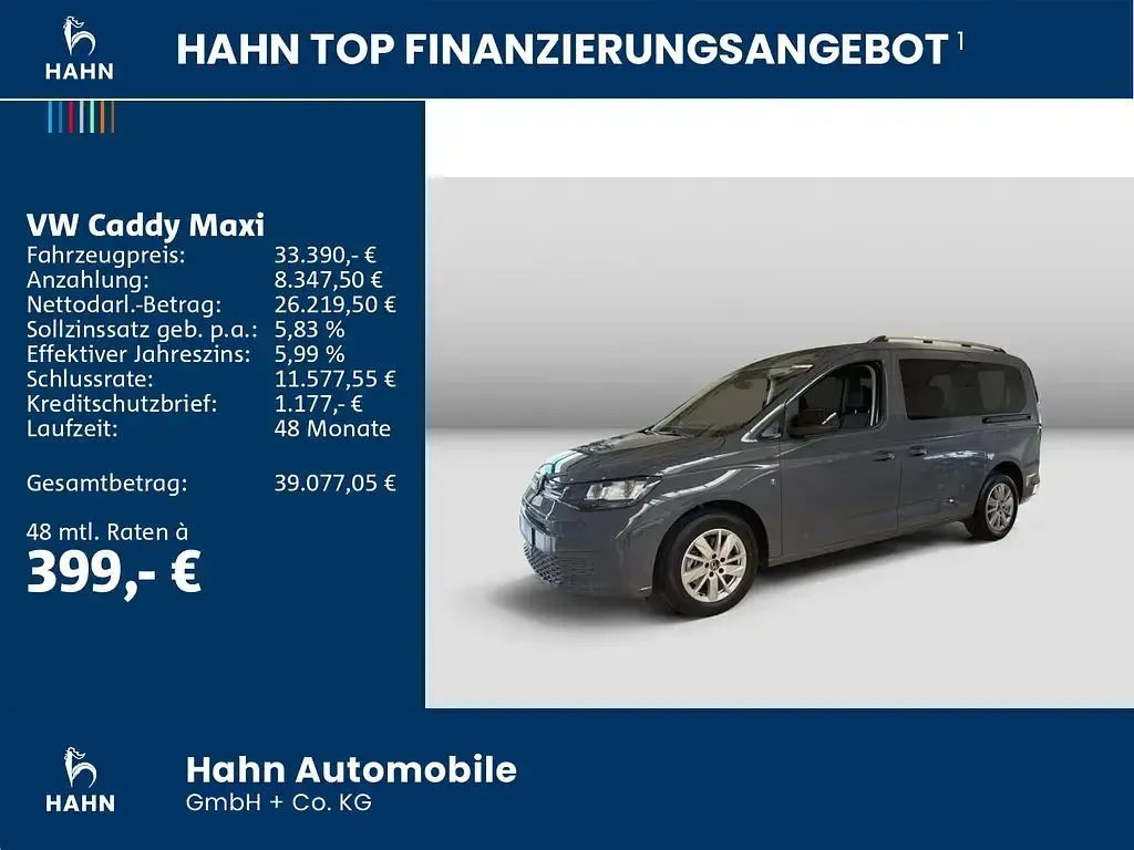 Gebraucht VW Caddy Maxi Life 122 PS (89 kW) 2025 Grau Van / Kleinbus