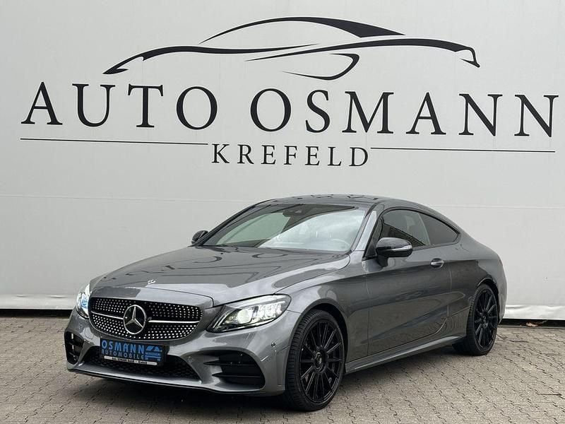 Selenitgrau metalliclack Gebraucht 2019 Mercedes C300 AMG line Coupé | 28.450 € (Guter Preis) - Bild 1/4