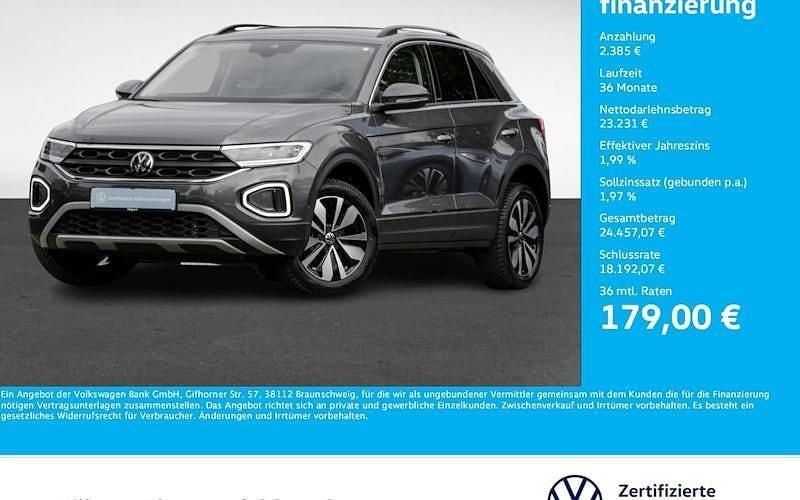 Grau Gebraucht 2024 VW T-Roc Move SUV | 25.616 € (Guter Preis) - Bild 1/4