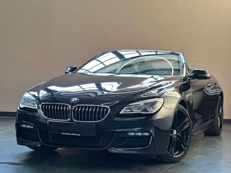 Carbonschwarz metallic Gebraucht 2017 BMW 640 Cabriolet M Sport Cabrio | 23.980 € - Bild 1/4
