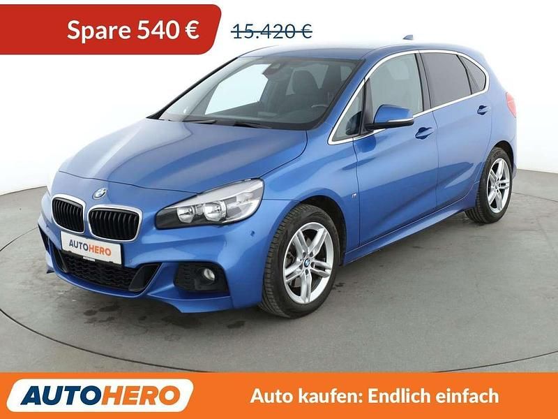 Estorilblau ii Gebraucht 2015 BMW 220 Active Tourer Van / Kleinbus | 14.880 € (Etwas zu teuer) - Bild 1/3