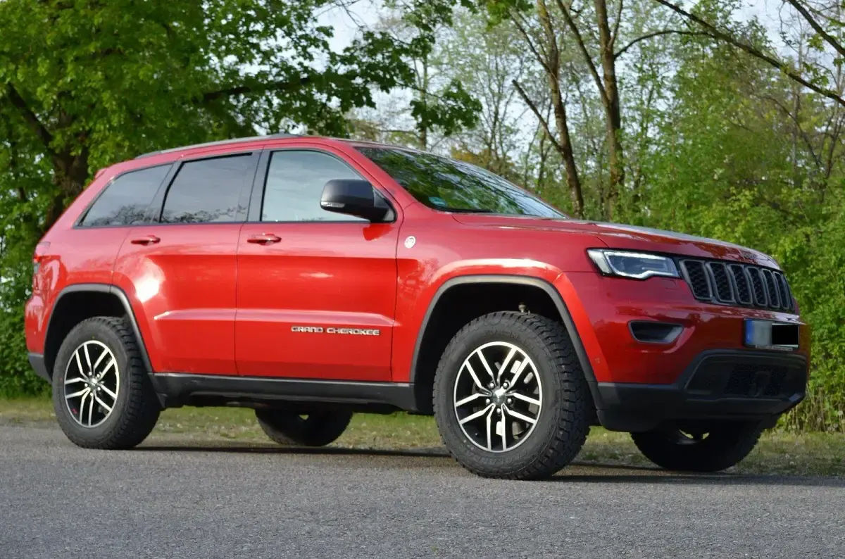 Gebraucht Jeep Grand Cherokee Trailhawk 250 PS (183 kW) 2017 Rot SUV
