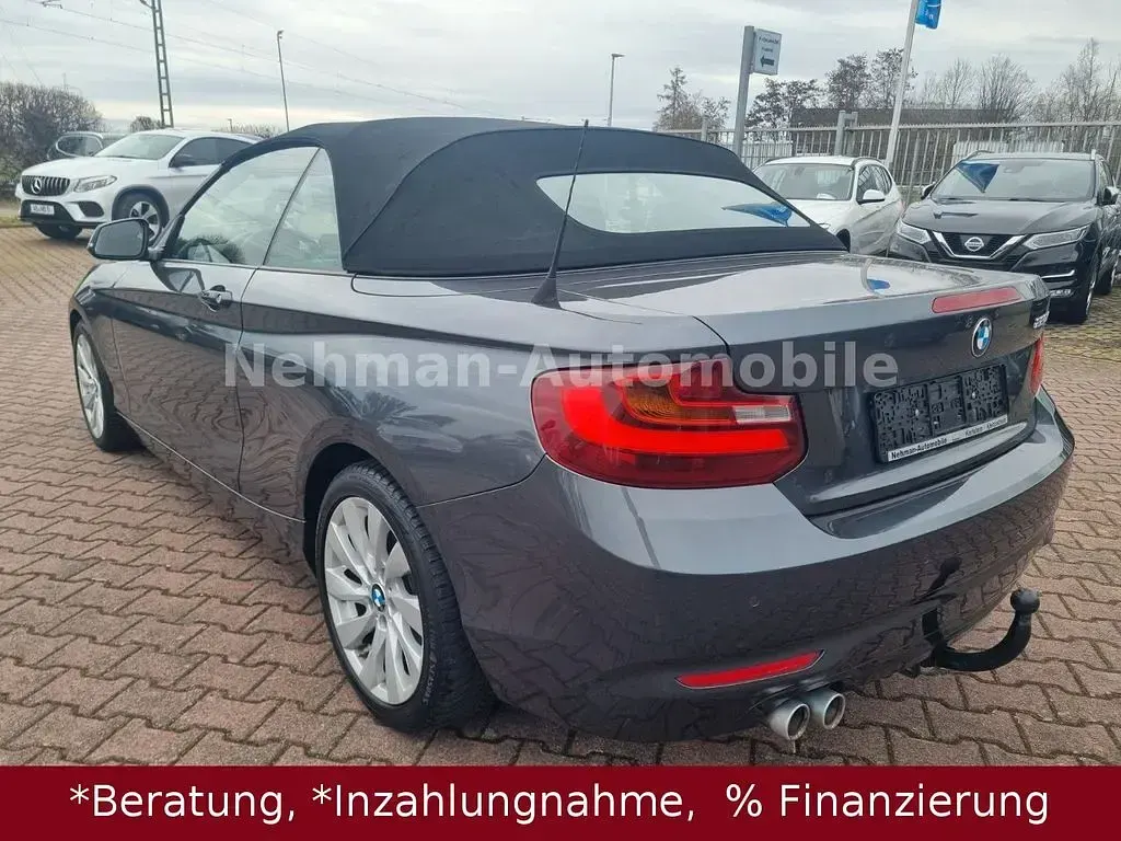 Second-hand BMW 220 Advantage 190 CP (139 kW) 2015 Gri Cabrio