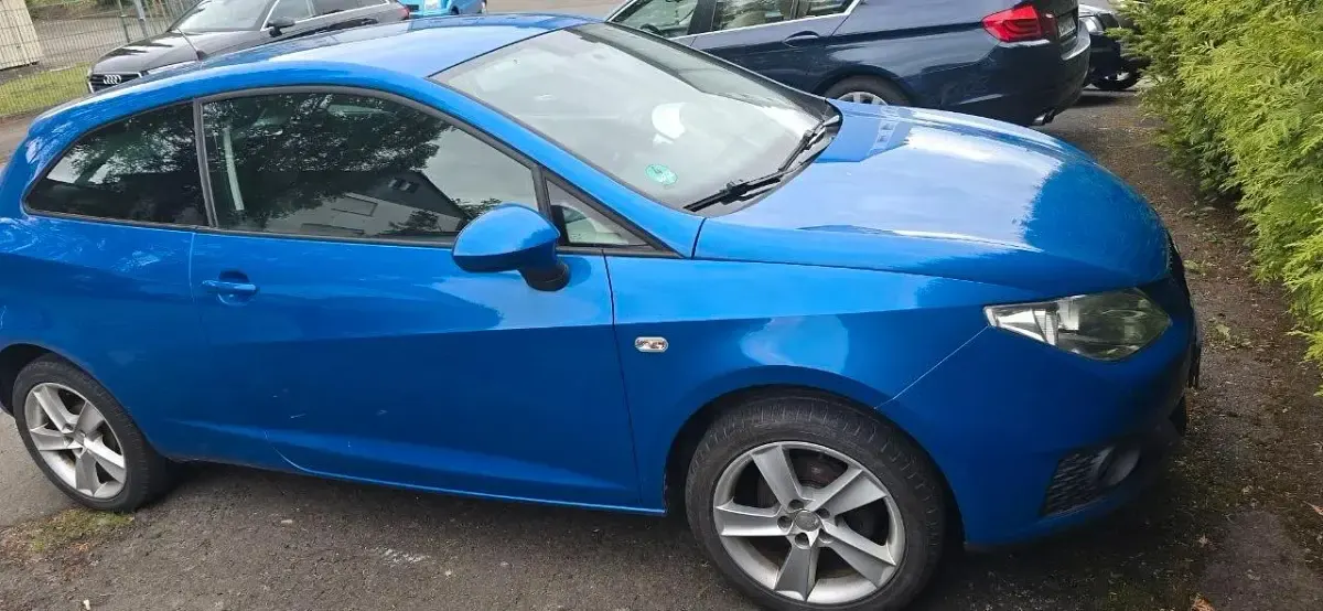 Gebraucht Seat Ibiza 86 PS (63 kW) 2011 Blau Kleinwagen
