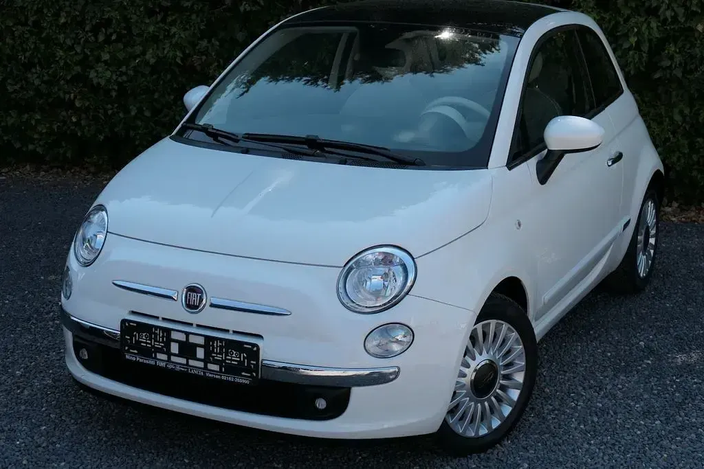 Gebraucht Fiat 500 Lounge 69 PS (50 kW) 2009 Weiß Cabrio