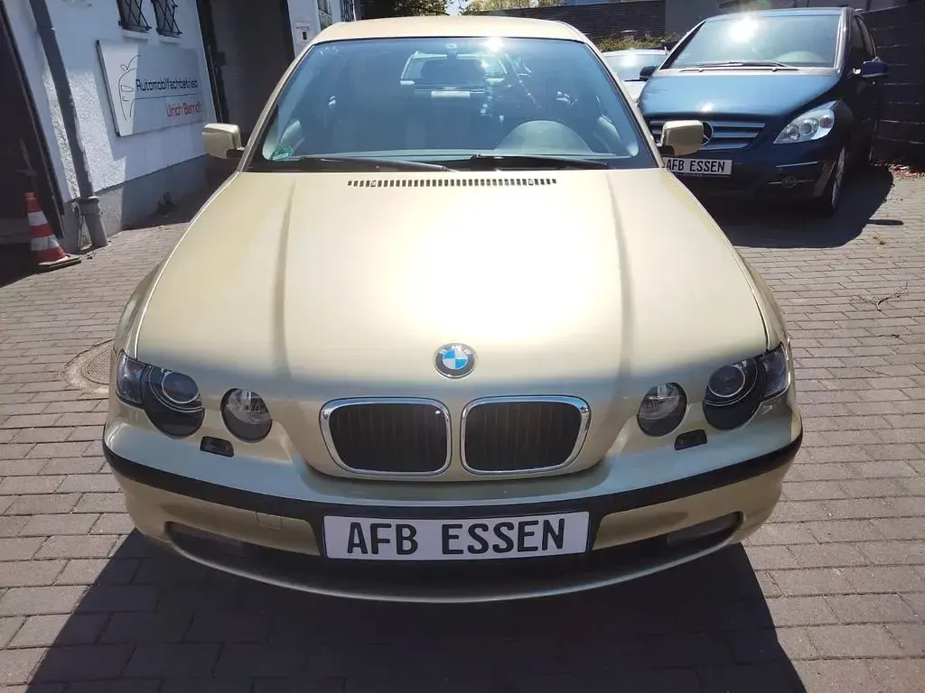 Gebraucht BMW 316 Compact Sport Line 116 PS (85 kW) 2003 Gelb Kleinwagen