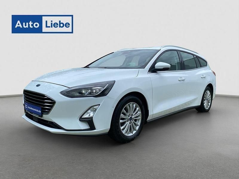 Weiß Gebraucht 2021 Ford Focus Titanium Kombi | 13.890 € (Guter Preis) - Bild 1/4