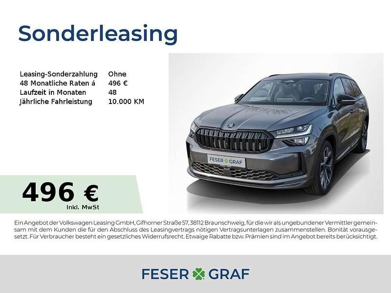 Graphitegrau Gebraucht 2025 Skoda Kodiaq SportLine SUV | 47.980 € (Guter Preis) - Bild 1/1