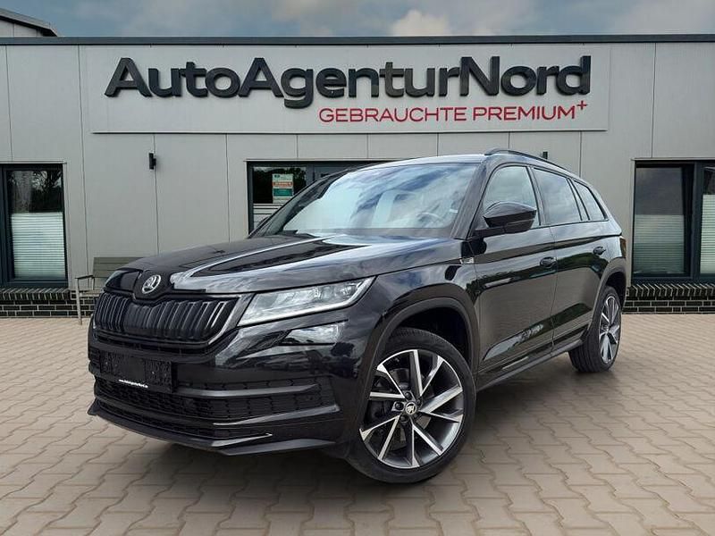 Schwarz Gebraucht 2021 Skoda Kodiaq SportLine SUV | 31.450 € (Etwas zu teuer) - Bild 1/4