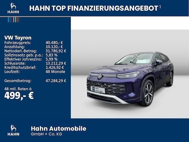 Gebraucht VW Tayron Elegance 150 PS (110 kW) 2025 Ultra violet metallic SUV