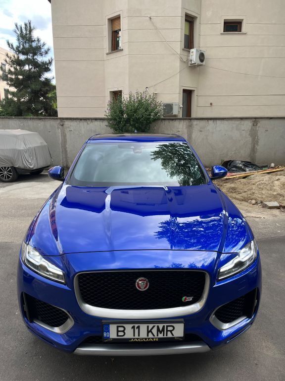 Blau Gebraucht 2016 Jaguar F-Pace Prestige SUV | 21.500 € (Teuer) - Bild 1/4