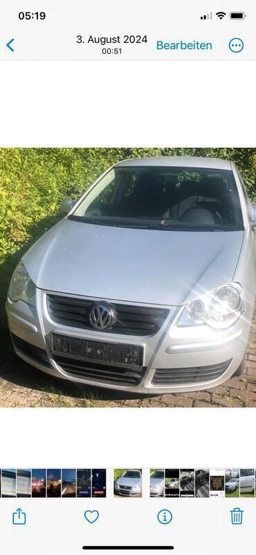 Silber Gebraucht 2009 VW Polo Kleinwagen | 1.999 € (Guter Preis) - Bild 1/2