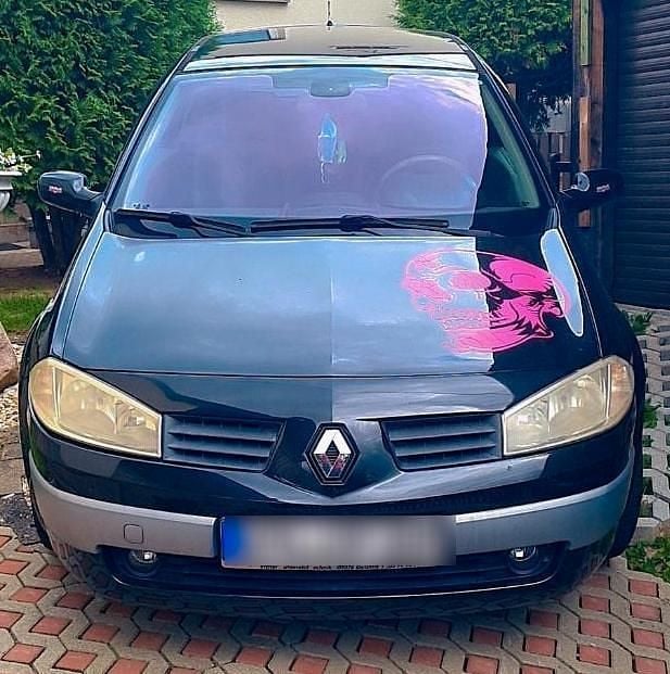 Gebraucht Renault Mégane II 113 PS (83 kW) 2003 Schwarz Kleinwagen