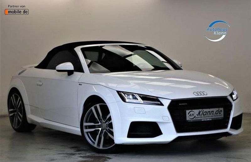 Weiß Gebraucht 2015 Audi TT Roadster S-Line Cabrio | 24.999 € (Fairer Preis) - Bild 1/4