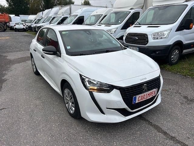 Weiß Gebraucht 2021 Peugeot 208 Kleinwagen | 9.877 € (Superpreis) - Bild 1/4