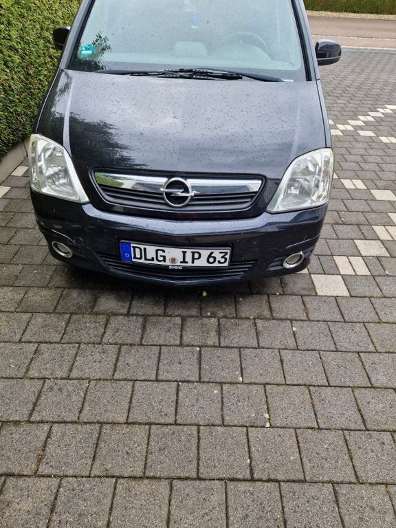 Schwarz Gebraucht 2007 Opel Meriva Cosmo Van / Kleinbus | 3.000 € (Fairer Preis) - Bild 1/4