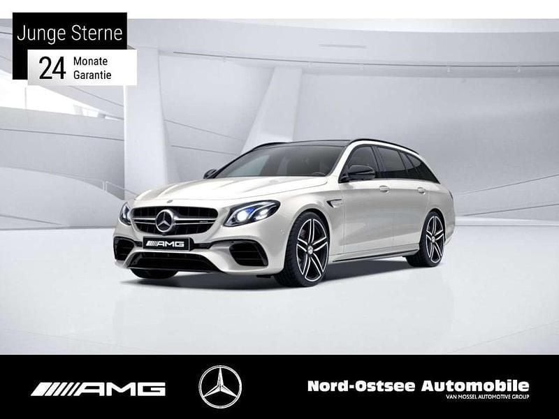 Manufaktur diamantweiß bright Gebraucht 2020 Mercedes E63S AMG AMG Kombi | 69.890 € (Fairer Preis) - Bild 1/3