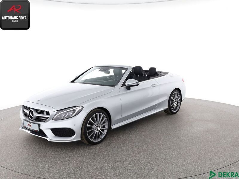 Silber Gebraucht 2018 Mercedes C200 AMG Cabrio | 27.880 € (Superpreis) - Bild 1/4