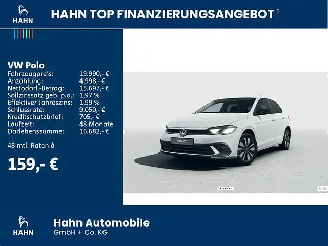 Neu VW Polo Goal 80 PS (58 kW) 2025 Weiß Kleinwagen